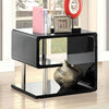 Ninove Black/Chrome End Table Ninove Black/Chrome End Table