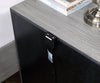 RAIDEN Night Stand w/ USB, Gray RAIDEN Night Stand w/ USB, Gray