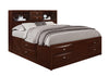 Linda Merlot King Bed Linda Merlot King Bed image
