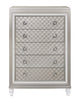 Paris Chest With Acrlyic Legs Champagne Paris Chest With Acrlyic Legs Champagne image
