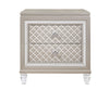 Paris Nightstand With Acrylic Legs Champagne Paris Nightstand With Acrylic Legs Champagne image