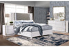ASPEN WHITE QUEEN BED GROUP WITH VANITY SET WITH LED ASPEN WHITE QUEEN BED GROUP WITH VANITY SET WITH LED