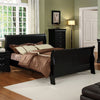 Louis Philippe Cal.King Bed Black & Grey Louis Philippe Cal.King Bed Black & Grey