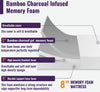 Nasturtium 8" Full Bamboo Charcoal Infused Memory Foam Nasturtium 8" Full Bamboo Charcoal Infused Memory Foam