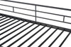Myles Twin Loft Bed White, Silver & Black Myles Twin Loft Bed White, Silver & Black