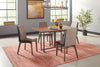 Redbridge Mid-Century Modern Natural Walnut Dining Chair  image
