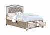 G204183 Bling Game Metallic California King Bed G204183 Bling Game Metallic California King Bed image