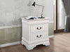 Louis Philippe White Two-Drawer Nightstand Louis Philippe White Two-Drawer Nightstand image