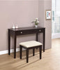 G300080 Contemporary Espresso Vanity and Bench G300080 Contemporary Espresso Vanity and Bench image