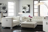 Chaviano Contemporary White Two-Piece Living Room Set Chaviano Contemporary White Two-Piece Living Room Set image