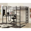 Sherman Silver/Gun Metal Full & Queen Bed w/ Workstation