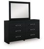 Maeling Dresser and Mirror
