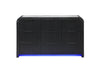 Beckett Wht/Blk Dresser W/ LED