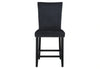 D04 Black Velvet Bar Stool
