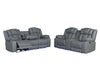 U7068 Grey 10 Pwr Rec Sofa/Pwr Console Rec Loveseat/Pwr Recliner W/LED