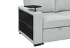 U0212 Blanche Silver Pull Out Sofa Bed