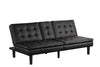 Eidsberg Futon Sofa Bed Orange, Grey, Brown, & Black