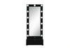 Ella Black Narrow Tall Mirror with Drawer and Speaker