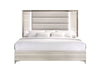 Zambrano White Bed with LED