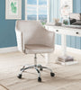Cosgair Champagne Velvet & Chrome Office Chair