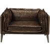 Acme Furniture Porchester Chair in Distress Chocolate 52482