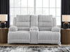 Rhines Falls Power Reclining Loveseat with Console