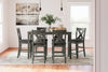 Caitbrook Counter Height Dining Table and Bar Stools (Set of 7)