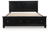 Lanolee Panel Storage Bed