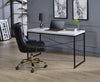 Jurgen Antique White & Black Desk