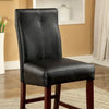 BONNEVILLE II Brown Cherry/Black Counter Ht. Chair (2/CTN)