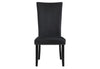 D03 Black Velvet Dining Chair