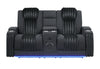 U8000 Pwr Console Rec Loveseat with PHR, LED and Speaker