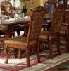 Acme Dresden Pedestal Dining Side Chairs in Brown Cherry Oak 12153 (Set of 2)