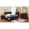 PRIAM Full & Twin Bed, White/Gray, Pink, Chrome, & Yellow