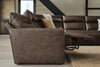 ModZ Power Reclining Sectional with Audio Consoles