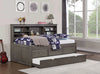 TIBALT Twin DayBed w/ Trundle, Dark Gray