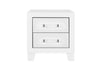 Luccia White Bed Group with LED