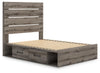 Graystorm Bed with Storage