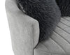 Hoople Channel Tufted Swivel Chair