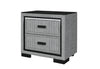 Isabella Grey Nightstand with LED