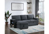 U0202 Dark Grey Reversible Pull Out Sofa Bed