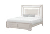 Clara Beige Bed with LED