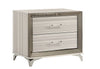 Zambrano White Nightstand