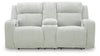 Forest Lake Power Reclining Loveseat with Console