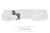 Modmax II Power Reclining Sectional with Chaise and Console