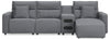 Modmax II Reclining Sectional with Chaise and Audio Console
