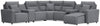 Modmax II Power Reclining Sectional with Chaise and Audio System