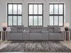 Modmax II Power Reclining Sectional with Consoles
