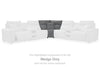 ModMax II Reclining Sectional with Chaise and Audio Console