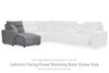 ModMax II Reclining Sectional with Chaise and Audio Console